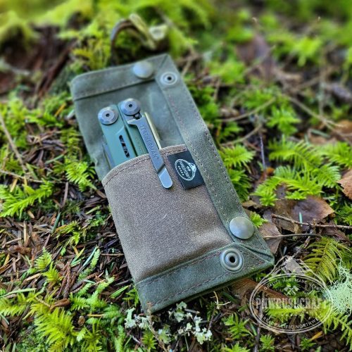 pnwbushcraft storage accessories edc waxed canvas travel tray for your gear and edc 2 0 41355128930517