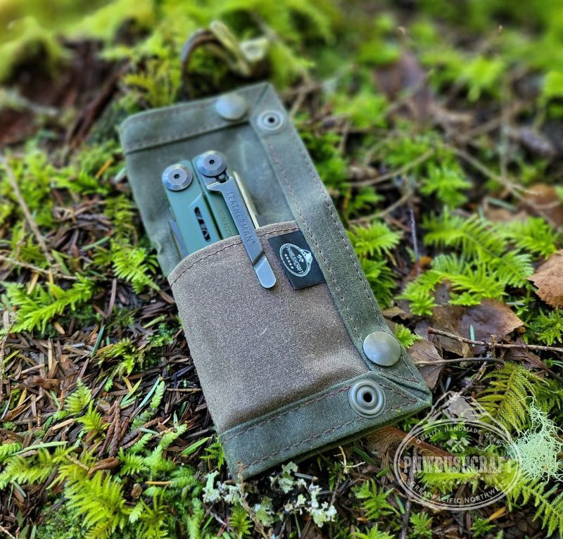 pnwbushcraft storage accessories edc waxed canvas travel tray for your gear and edc 2 0 41355128930517