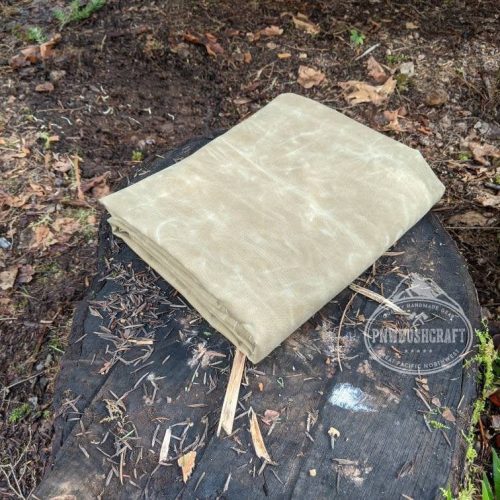 pnwbushcraft tent accessories groundcloth x large 6 ft 6 in rugged 10 1 waxed canvas 41355125391573