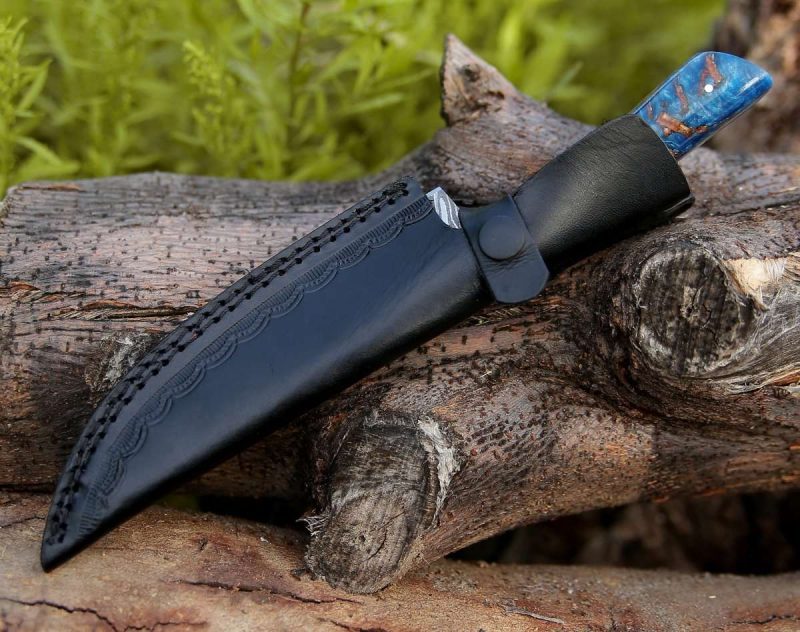 shokunin usa chef knife cinder damascus chef knife with pine cone handle 41588761460949