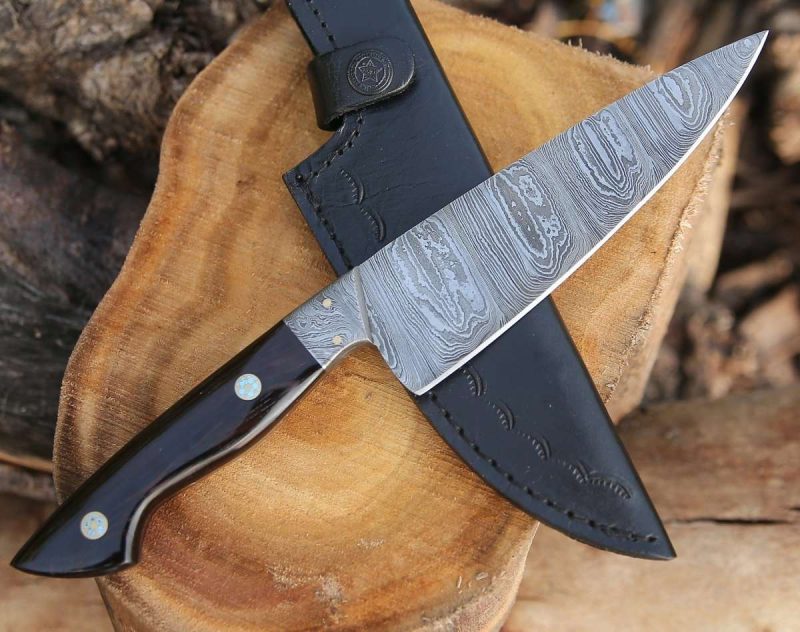 shokunin usa chef knife gale damascus chef s knife with exotic wenge wood handle 41588796063957