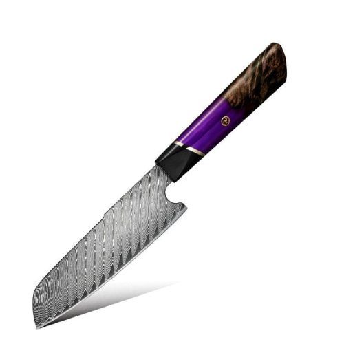 shokunin usa chef knife set elite series vg10 damascus knife set with exotic rose wood handle 41588799996117