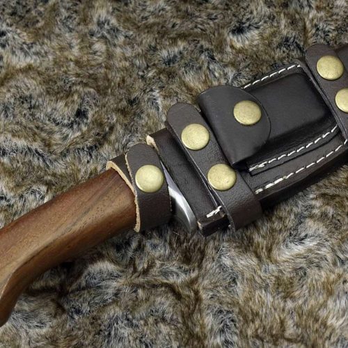 shokunin usa damascus knife clemence damascus engraved hunting knife with exotic rose wood handle sheath 41588769226965