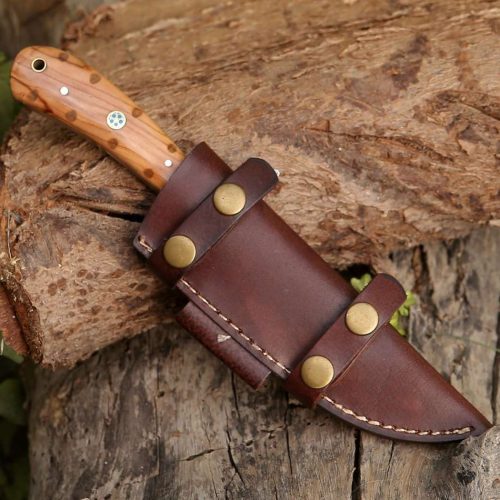 shokunin usa damascus knife cutlass damascus knife with exotic olive wood handle 41588768506069