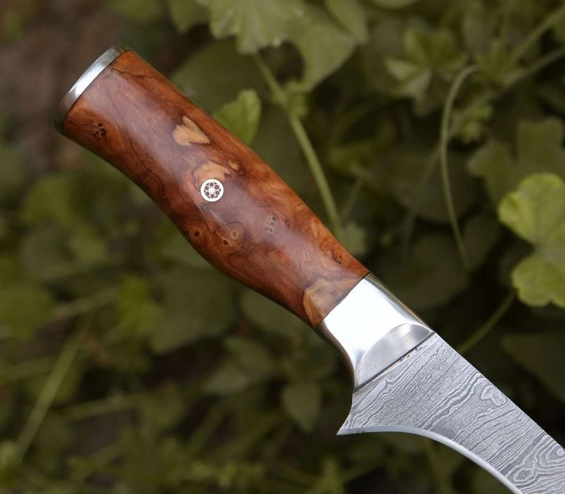 shokunin usa fillet knife concord damascus fillet knife with exotic olive wood handle 41588762640597