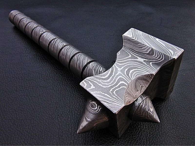 shokunin usa hammer the crusher handmade damascus steel hammer 41588790493397