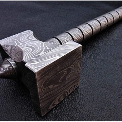 shokunin usa hammer the crusher handmade damascus steel hammer 41588790821077