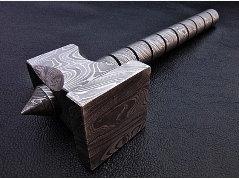 shokunin usa hammer the crusher handmade damascus steel hammer 41588790821077