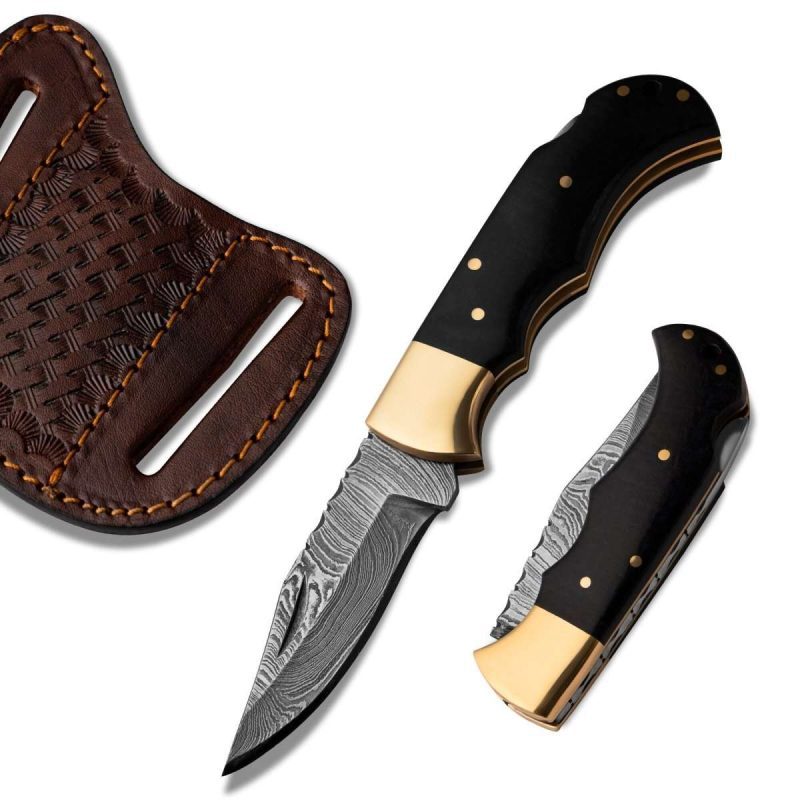 shokunin usa pocket knives knight handheld pocket knife with micarta handle 41588798161109