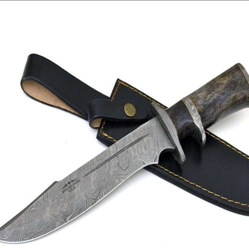 shokunin usa utility knife enigma survival bowie knife with bone handle 41588780138709