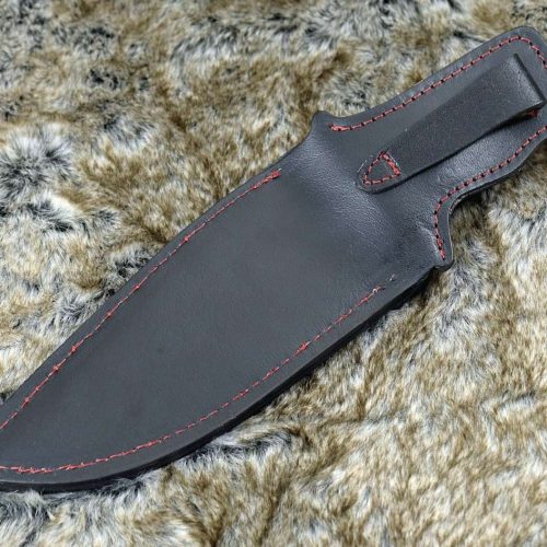 shokunin usa utility knife equinox damascus steel bowie knife with micarta handle 41588779581653