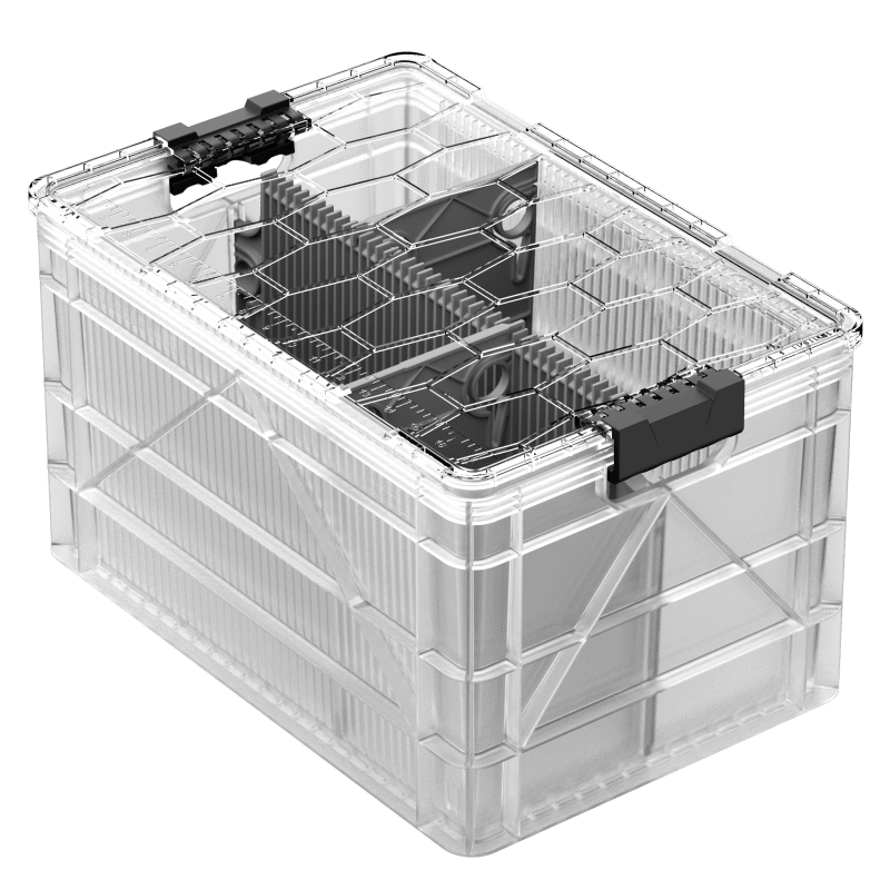 sidiocrate boxes bags add lid clear 1 long ways divider w 2 small dividers full size sidiocrate by sidiocrate 41861553586389