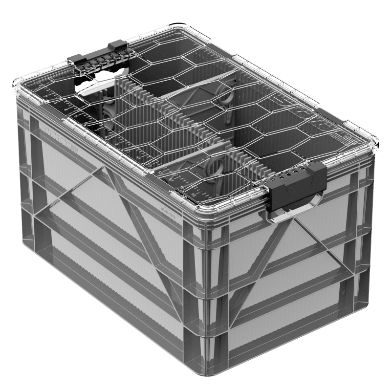 sidiocrate boxes bags add lid gray 1 long ways divider w 2 small dividers full size sidiocrate by sidiocrate 41861556601045