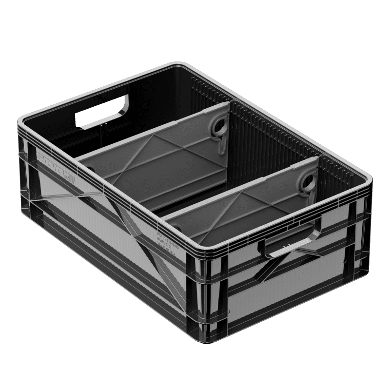 sidiocrate boxes bags black 2 short ways dividers no lid half size sidiocrate by sidiocrate 41861550670037