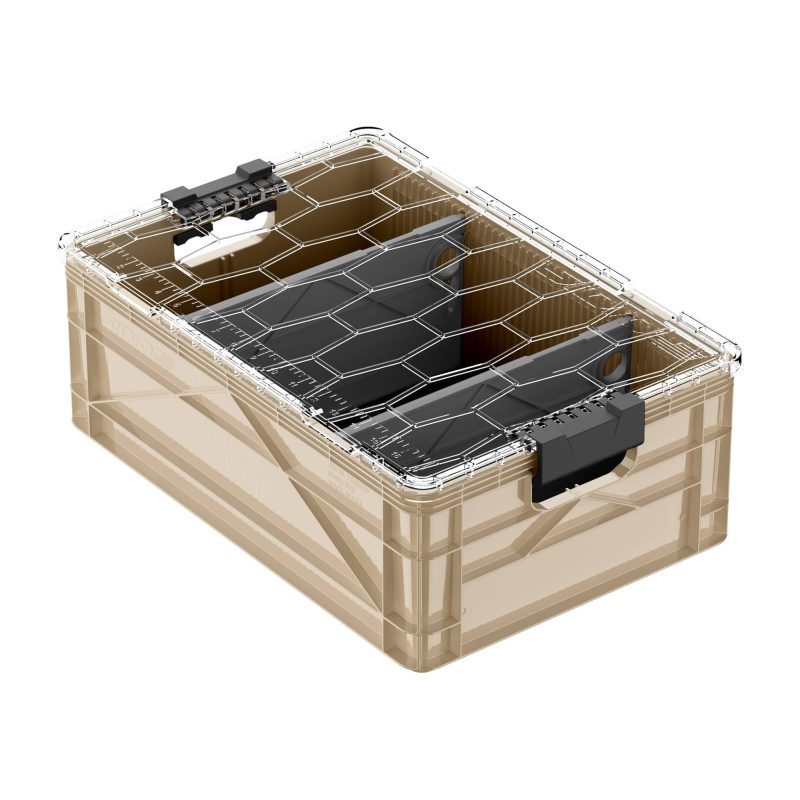 sidiocrate boxes bags tan 2 short ways dividers add lid half size sidiocrate by sidiocrate 41861549686997