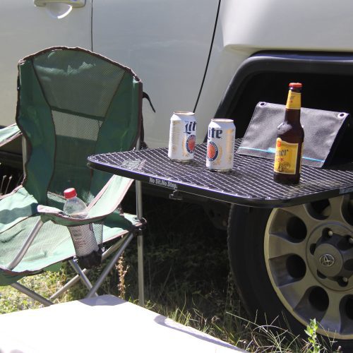 tail gater tire table tables standard steel camping table 41224748892373