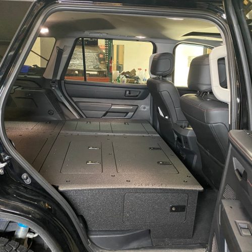 toyota sequoia 2023 present 3rd gen explore series seat delete plate system second row with captains chairs 731389