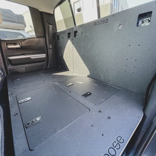 Goose Gear Toyota Tundra 2014-2021 2.5 Gen. Double Cab - Second Row Seat Delete Plate System