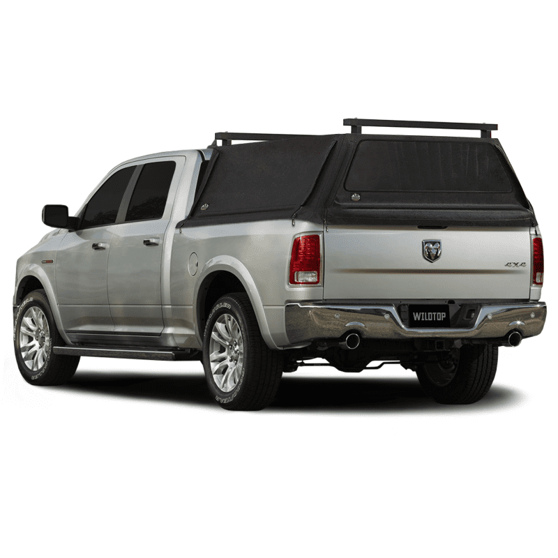 wildtop soft camper shell front rear windows 2009 current classic ds black wildtop soft truck cap for 2009 current ram 1500 2500 3500 6 4 bed 76 3 in 42363942273237