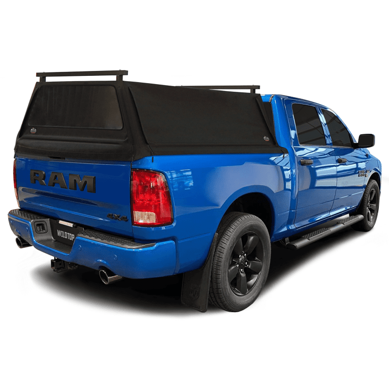 wildtop soft camper shell front rear windows 2009 current classic ds black wildtop soft truck cap for 2009 current ram 1500 5 7 bed 67 4 in 42363947974869