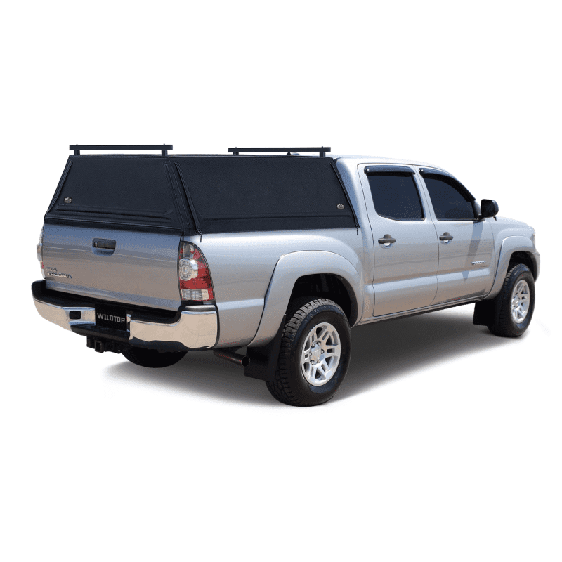 wildtop soft camper shell no windows black wildtop soft truck cap for 2004 2015 2nd gen toyota tacoma 5ft bed 61 in 42363966750933