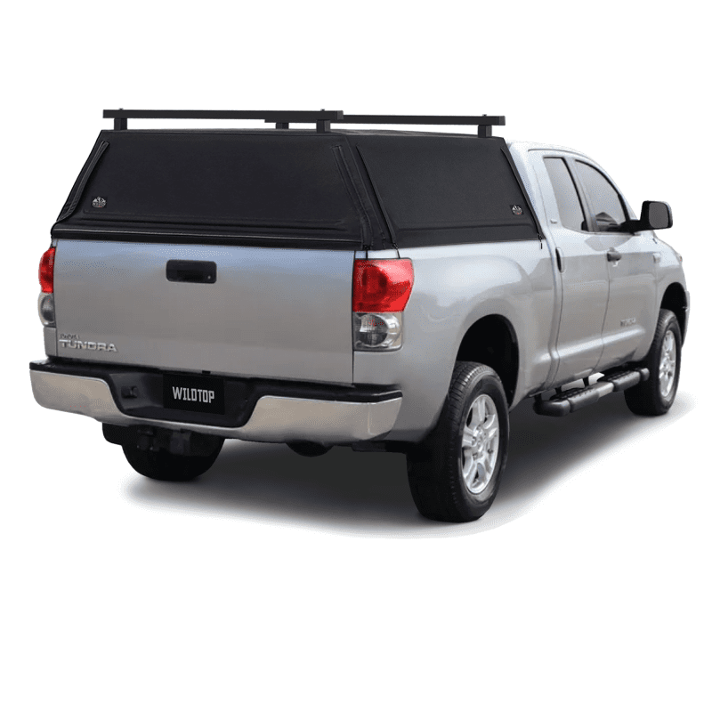 wildtop soft camper shell no windows black wildtop soft truck cap for 2007 2013 toyota tundra 6 7 bed 78 7 in 42363971698901