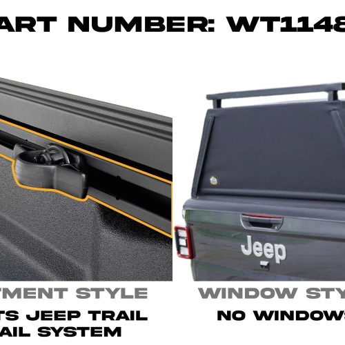 wildtop soft camper shell wildtop jeep gladiator bed cap 2020 current 5ft 60 3 in 42363939160277