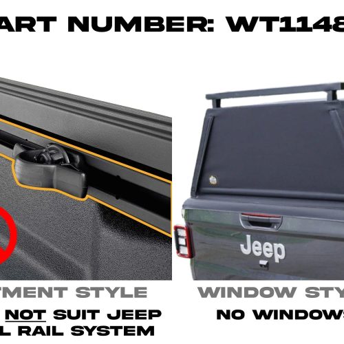 wildtop soft camper shell wildtop jeep gladiator bed cap 2020 current 5ft 60 3 in 42363939193045