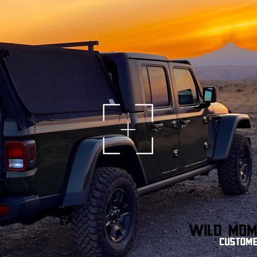 wildtop soft camper shell wildtop jeep gladiator bed cap 2020 current 5ft 60 3 in 42363939455189